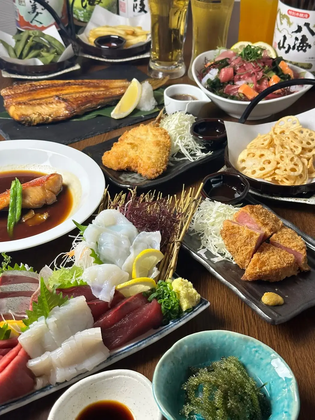 あら川の料理いろいろ